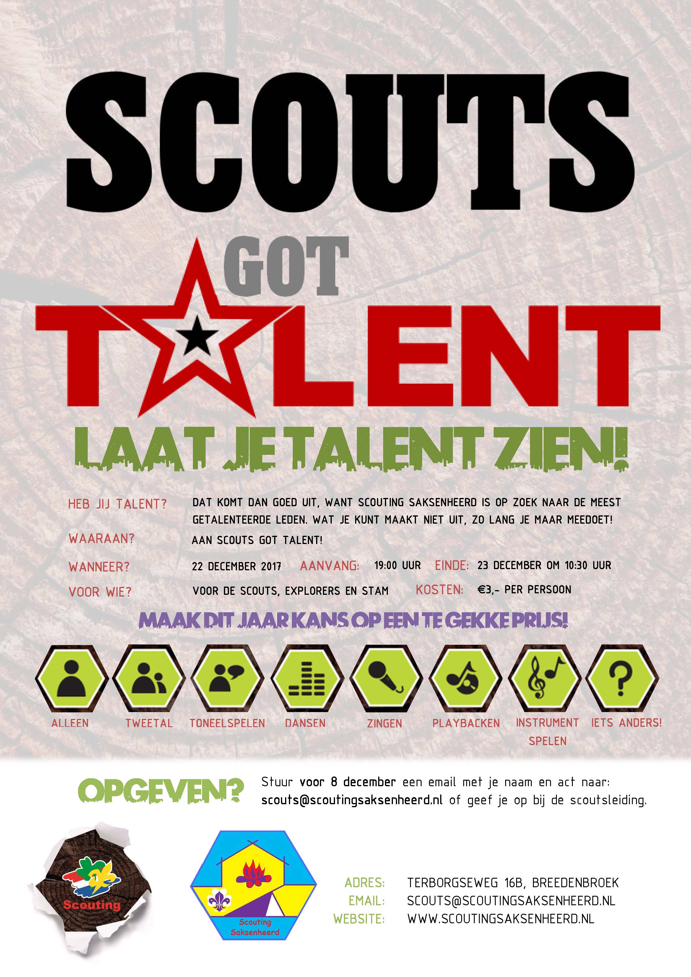 poster Scouts got talent